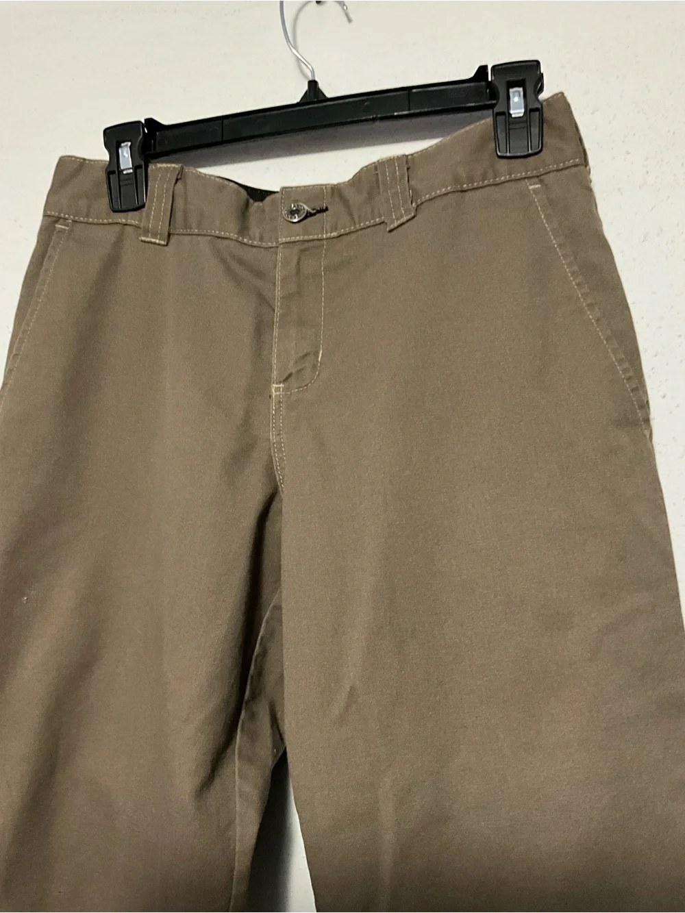 Dickies Skateboarding Mens Slim Fit FLEX Chino Work Pants Tan Brown 30